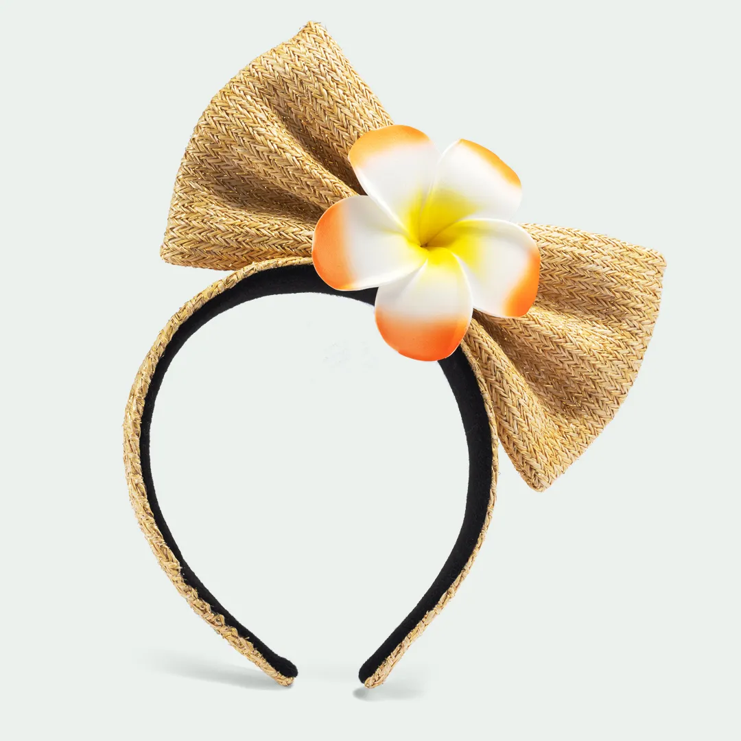 Hairband: Straw Ribbon 1