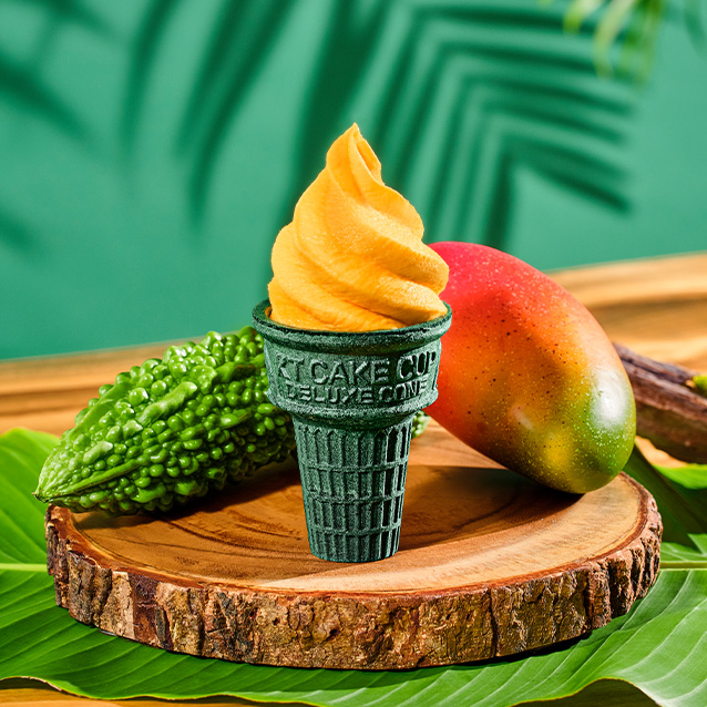 Ripe Mango Silky Ice Cream ~with the Fragrance of Bitter Melon~ 1